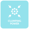clumping power